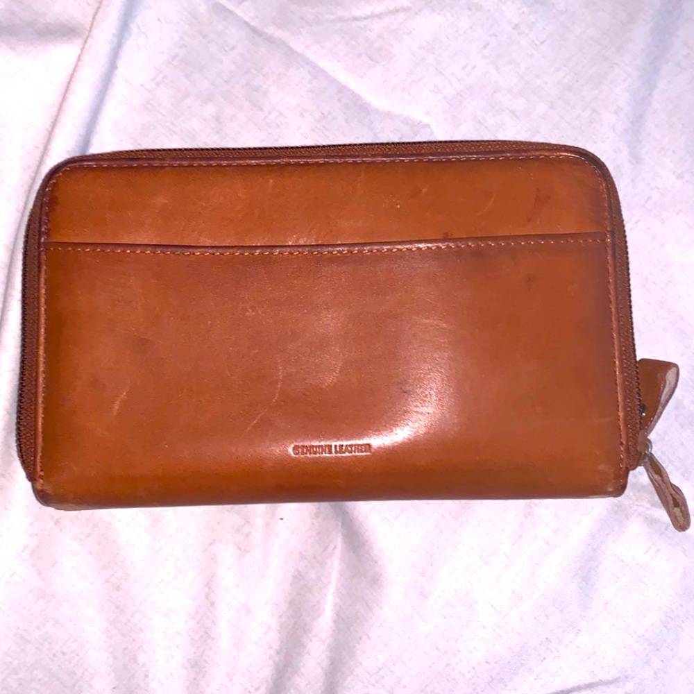 Genuine leather wallet.